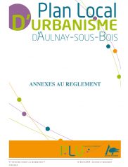 Annexes Au Règlement Plu Aulnay Sous Bois