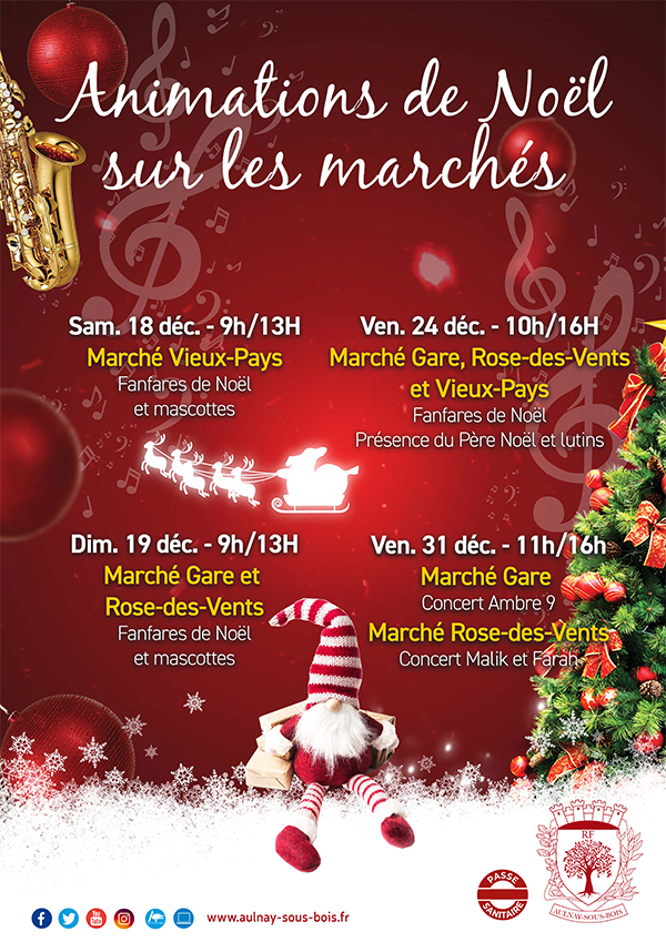 Animations de Noël sur les marchés