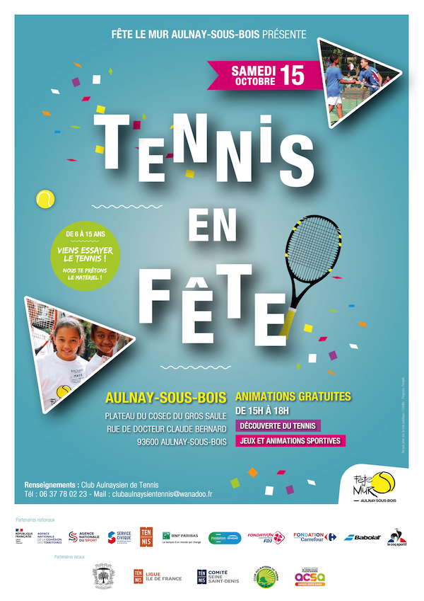 Tennis en fête - Samedi 15 octobre de 15h à 18h